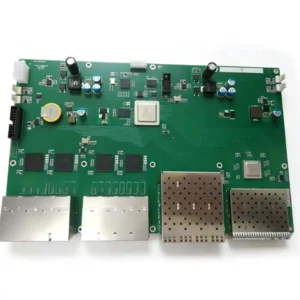 Small-batch prototype PCB assembly with pick‑and‑place nozzle placing a component